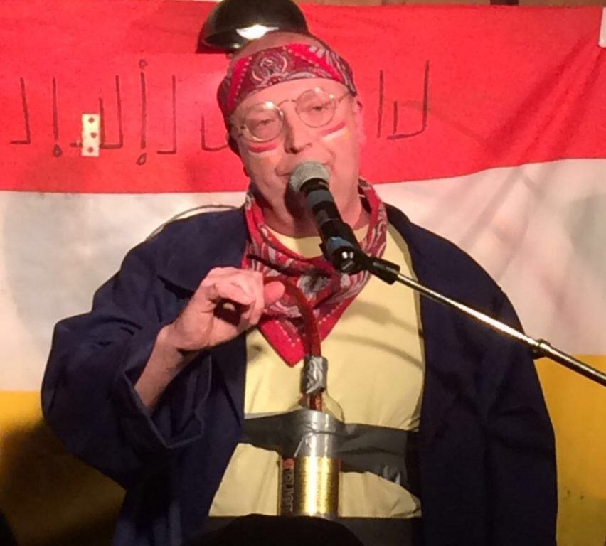 Wim Brouwers als Oeteldonksche Staat (foto: Annika D.)